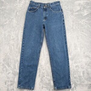 Lee Jeans Men - Fits 30x30.5 - Blue Made USA High Waist Straight Leg Retro